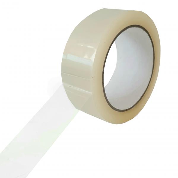 PP Packband Klebeband transparent 50mm x 66m, 45my dick, 36 Rollen Leise abrollend